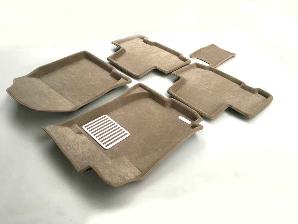 Коврики салона текст. 3D euro-std TOYOTA Rav 4 (2006-2013) (БЕЖ) (EM3D)